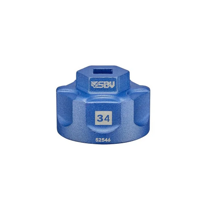 3/8" Aluminium Socket 34  mm 6-point