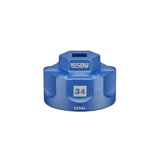 3/8" Aluminium Socket 34  mm 6-point