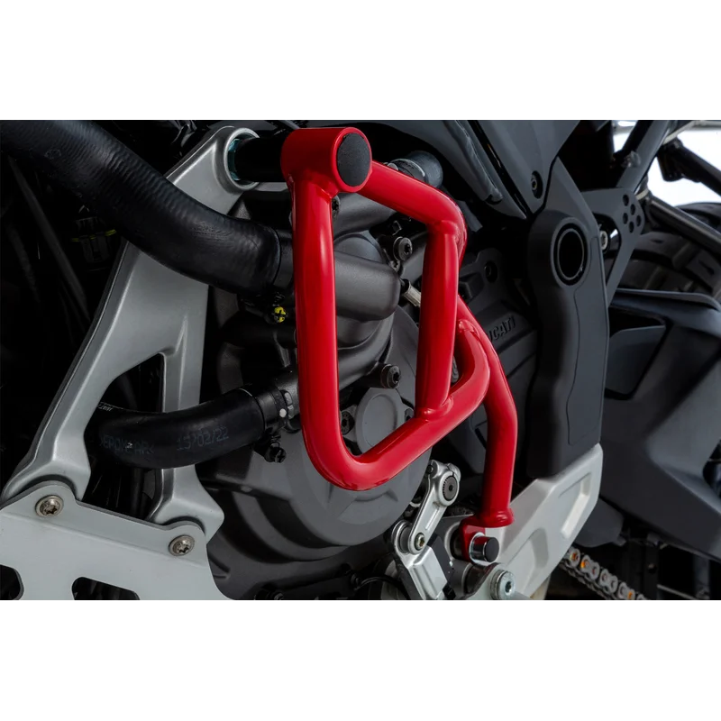 Ducati Desert X Protection - Engine Guard ( Left) - Red / Fits Wunderlich Tank Guard