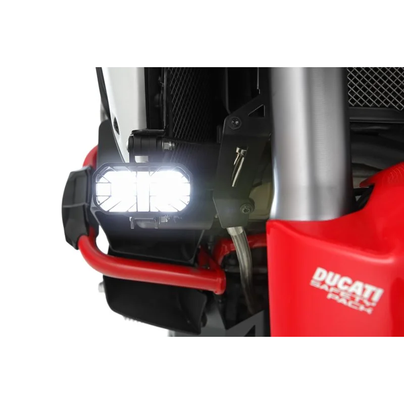DUCATI Multistrada V4 - LED Auxillary lights Microflooter 3 - Black