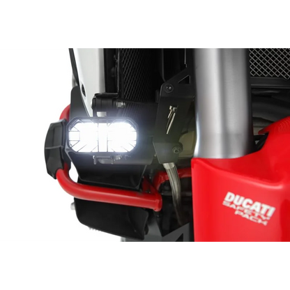 DUCATI Multistrada V4 - LED Auxillary lights Microflooter 3 - Black