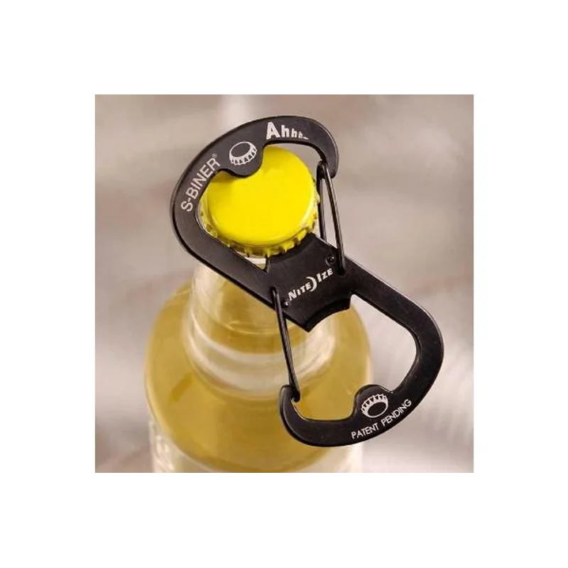 S-Biner with Bottle Opener (SS) - Stainless Steel / Stainless Steel