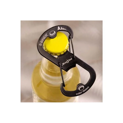 S-Biner with Bottle Opener (SS) - Stainless Steel / Stainless Steel