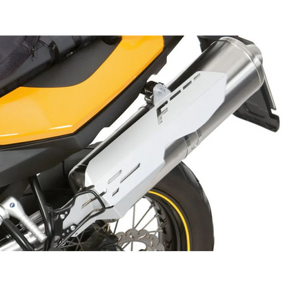 BMW F800GS Protection - Exhaust Heat Shield - Silver