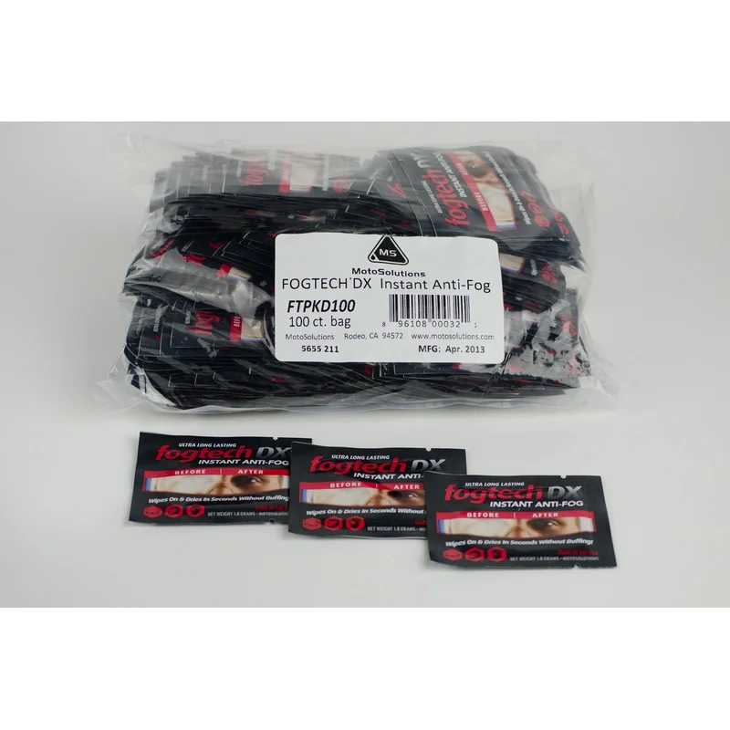 Anti Fogging Helmet Visor Wipes - 12N ( 1N each of 1.8g)