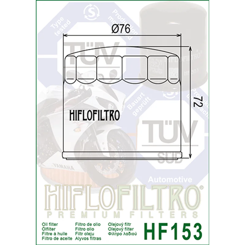 Oil Filter 154 - Hiflo