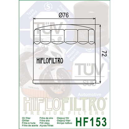 Oil Filter 154 - Hiflo