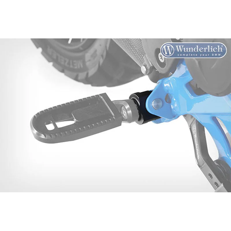 BMW GS Ergonomics - Vario Joint Passenger EVO1 (Pair) - Silver
