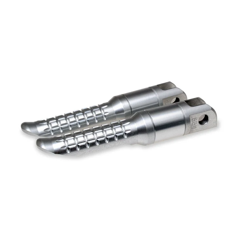 Triumph Bonneville Footpegs - Racing Style - Rear / Black