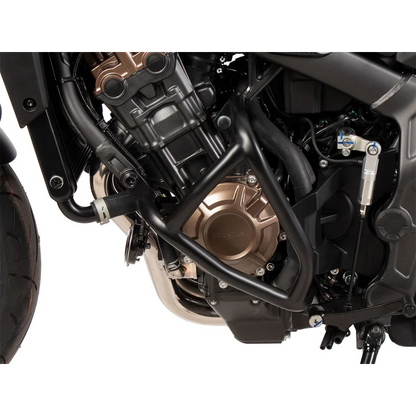 Honda CB 650 R / E-CLUTCH Protection - Engine Bar "SOLID" - Black