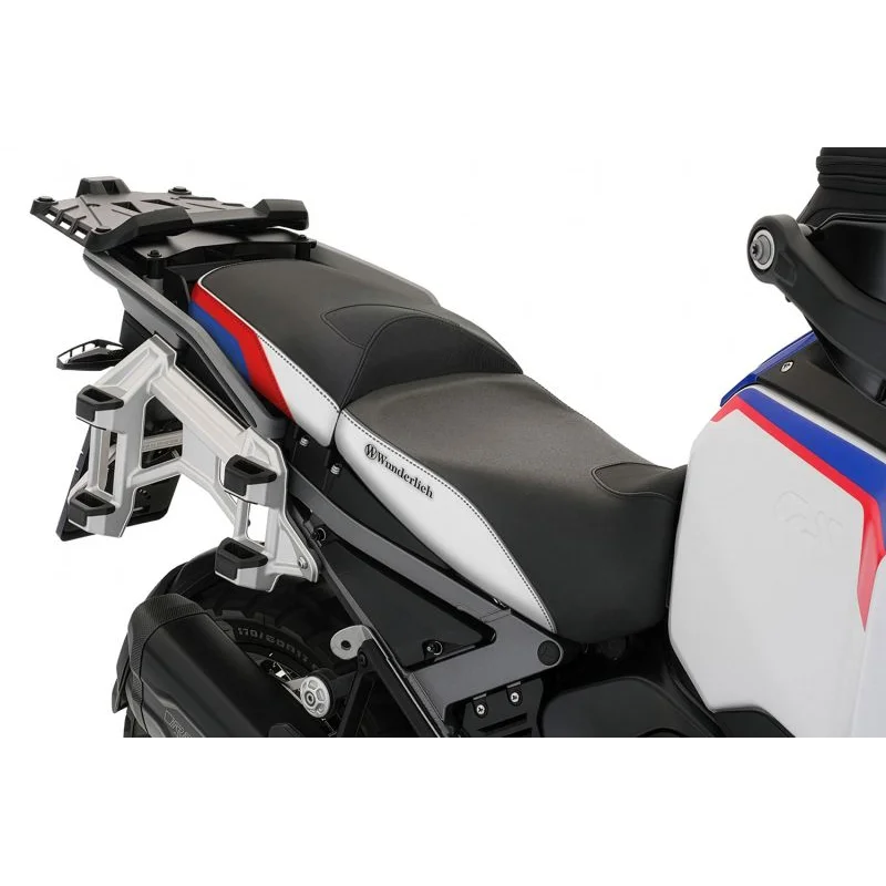 BMW R 1300 GS Adventure Seat - Rider / Front Active Comfort "Trophy Edition" - Black-White / Low