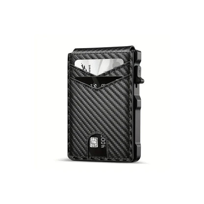WALLET POP UP + CARDS + RFID - Carbon