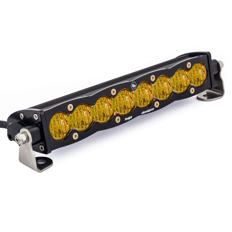 Aux LED Bar - S8 Series - 254mm (10 Inch) / Driving Combo / Amber