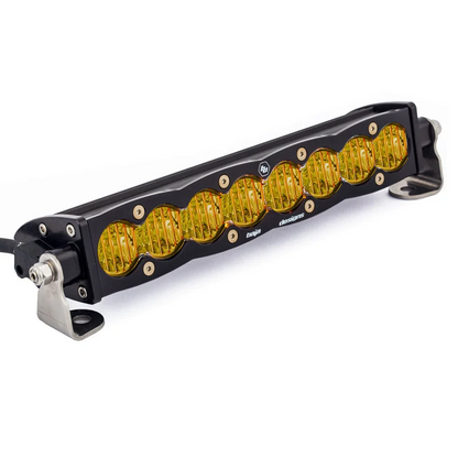 Aux LED Bar - S8 Series - 254mm (10 Inch) / Driving Combo / Amber