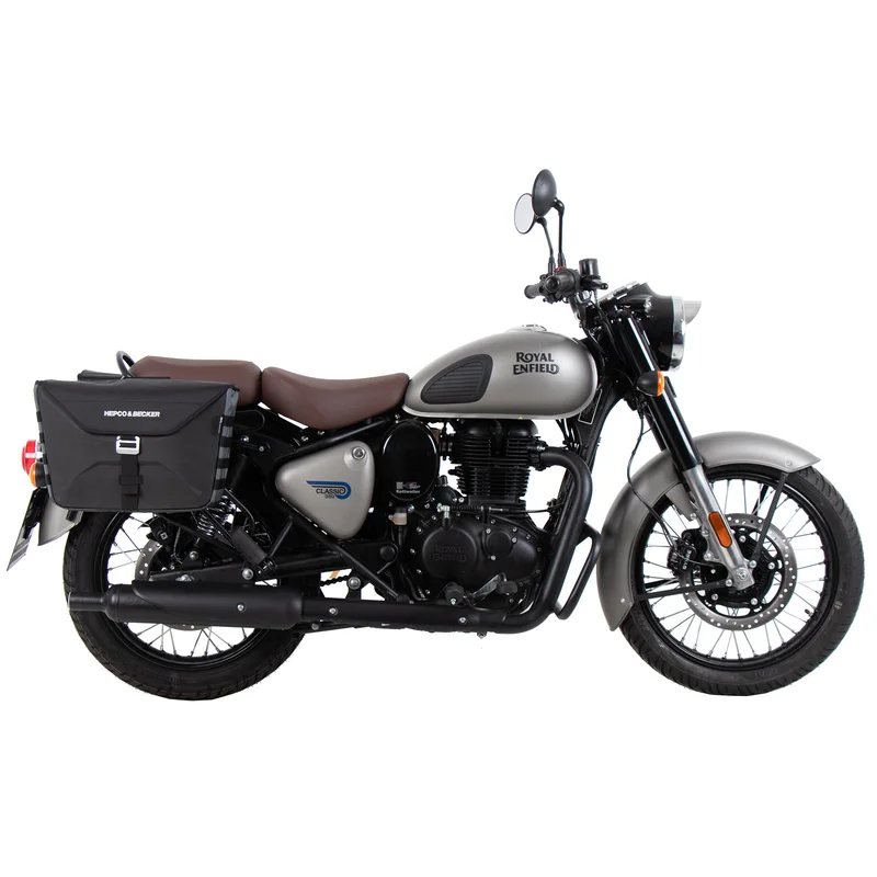 Royal Enfield Classic 350 (2022-) Sidecases Carrier - C-Bow - Black