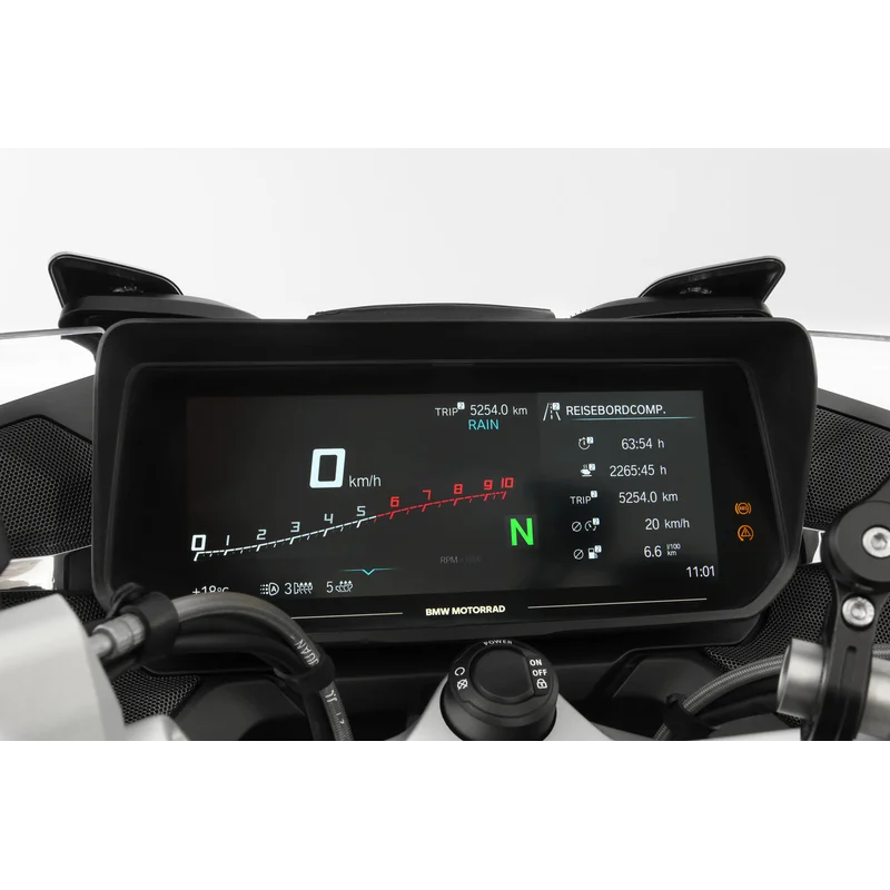 BMW K1600 Ergonomics - TFT Glass Sheild