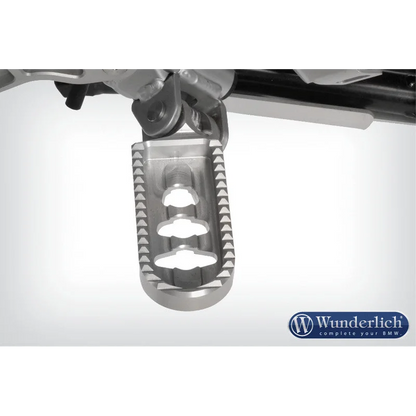 BMW GS Ergonomics - Footpegs (25mm Lowered) - Titanium