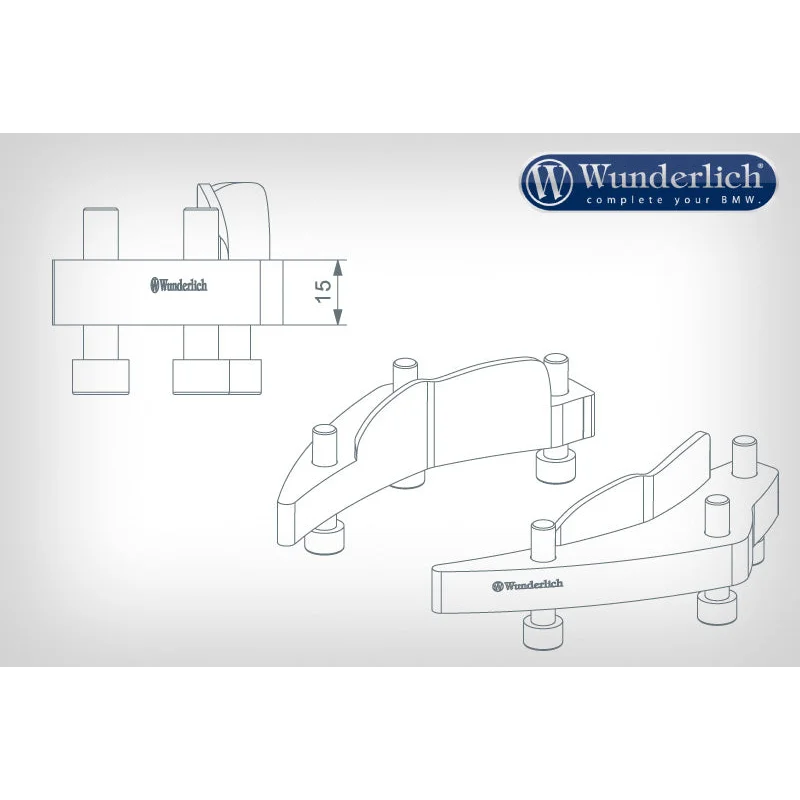 BMW K 1600 Ergonomics - Handlebar Risers