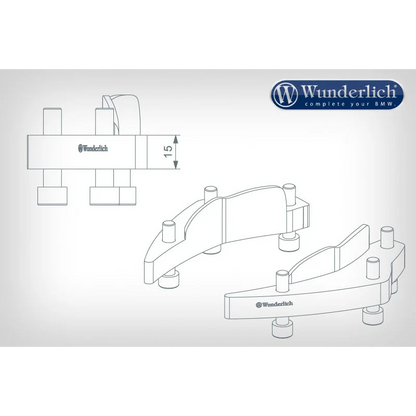 BMW K 1600 Ergonomics - Handlebar Risers