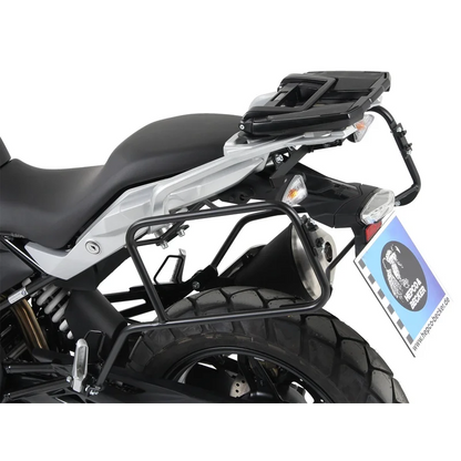 BMW G310GS Carrier - Sidecases - Quick Release (Black) - Black / 2020-