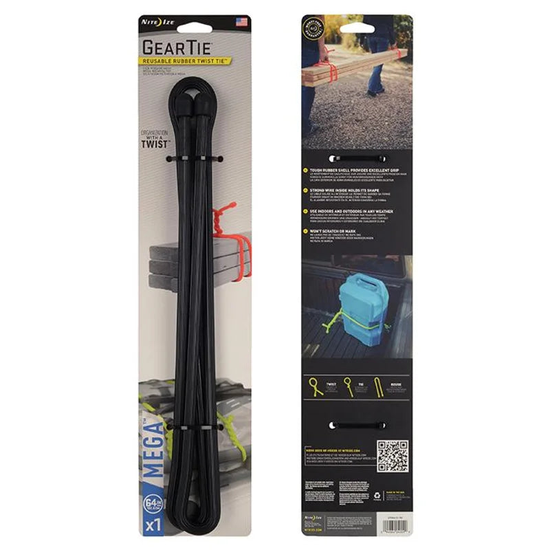 GEAR TIE - MEGA - 1N (Length 81.3 cm) / Black