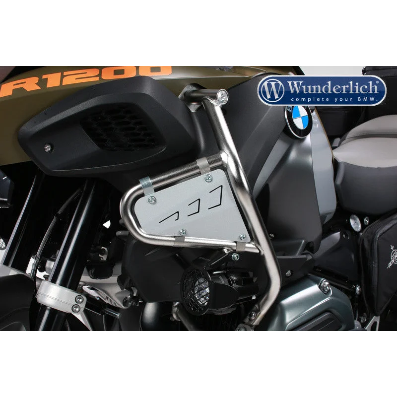 BMW R1200GSA Protection - Rock Guard Set for Tank Guard (OEM) - Silver