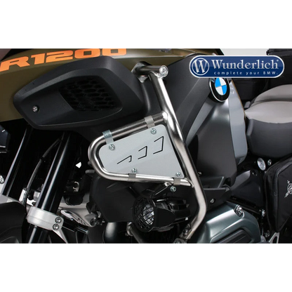 BMW R1200GSA Protection - Rock Guard Set for Tank Guard (OEM) - Silver