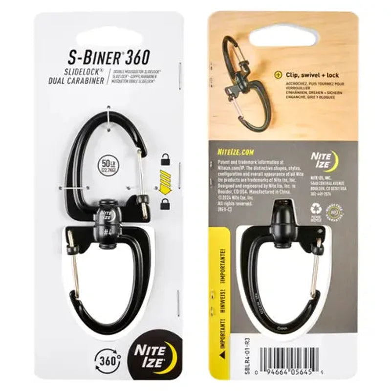 S-BINER® 360 SLIDELOCK® DUAL CARABINER - #3