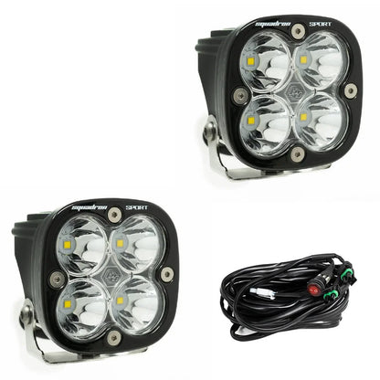 Aux LED - SQUADRON SPORTS - Driving Combo / Square / Clear