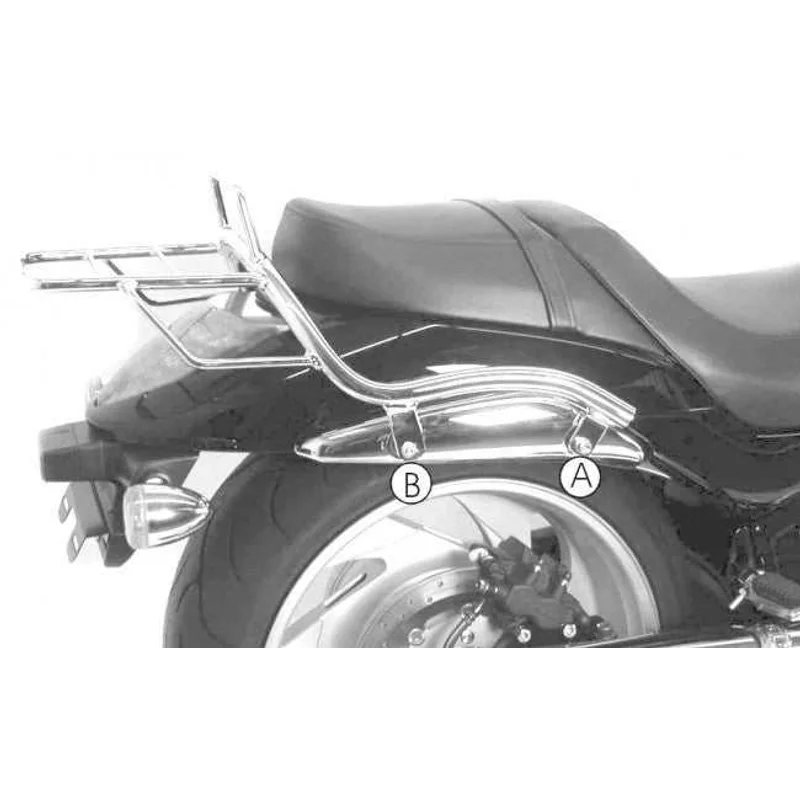 Suzuki M1800R Intruder Topcase carrier Tube Type - Chrome