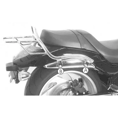 Suzuki M1800R Intruder Topcase carrier Tube Type - Chrome
