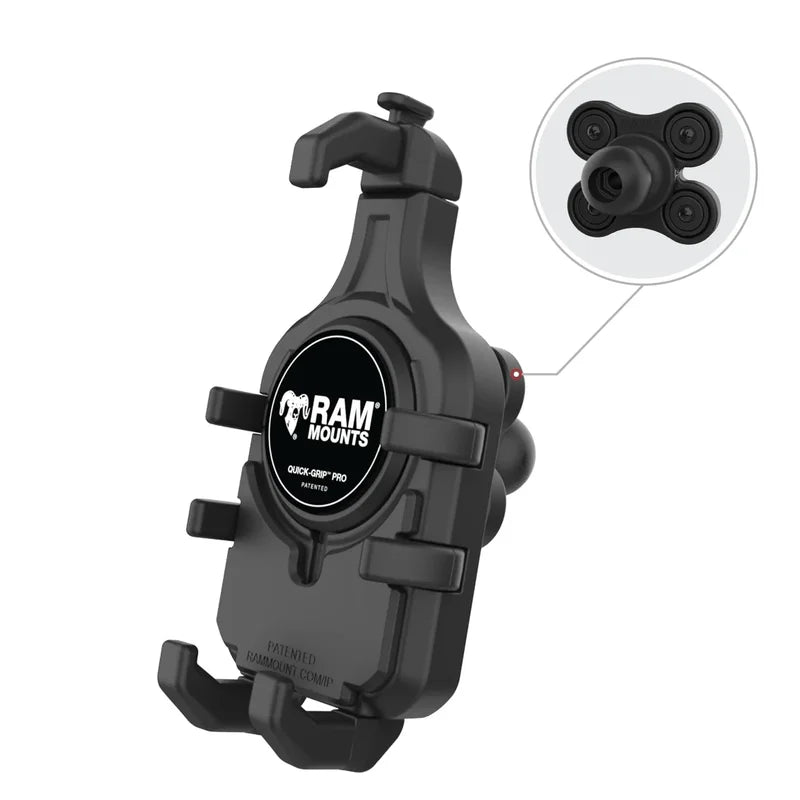 RAM® Quick-Grip™ Pro Phone Holder - B Size / With Ball