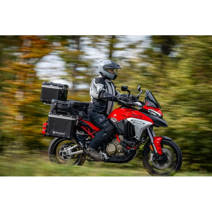 DUCATI Multistrada V4 Ergonomics -"Active Comfort" (Heating) Passenger Seat - Red-Black