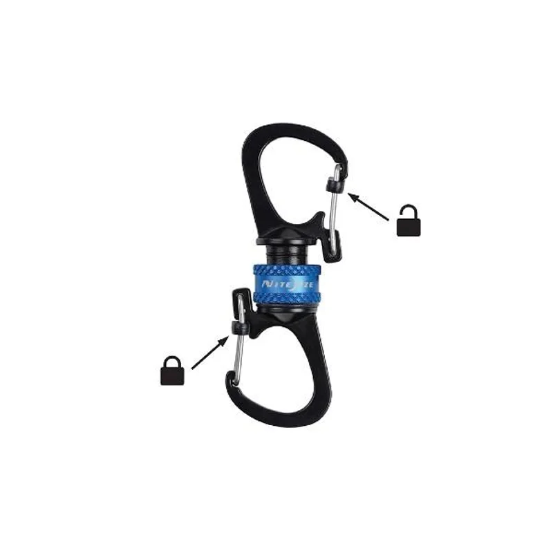 Key holder with Sildelock + 360 Magnetic Locking - Blue