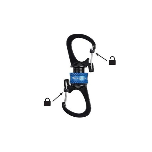 Key holder with Sildelock + 360 Magnetic Locking - Blue