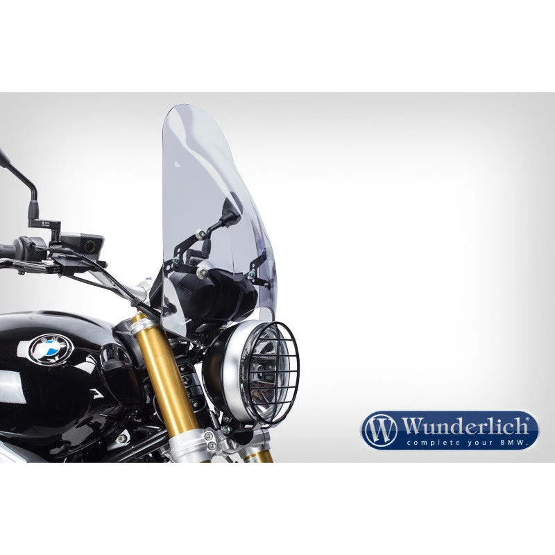 BMW R NineT Screens - Roadster Touring Screen (H:420mm) - Smoked Grey / All R9T ( Except Standard / Classic)