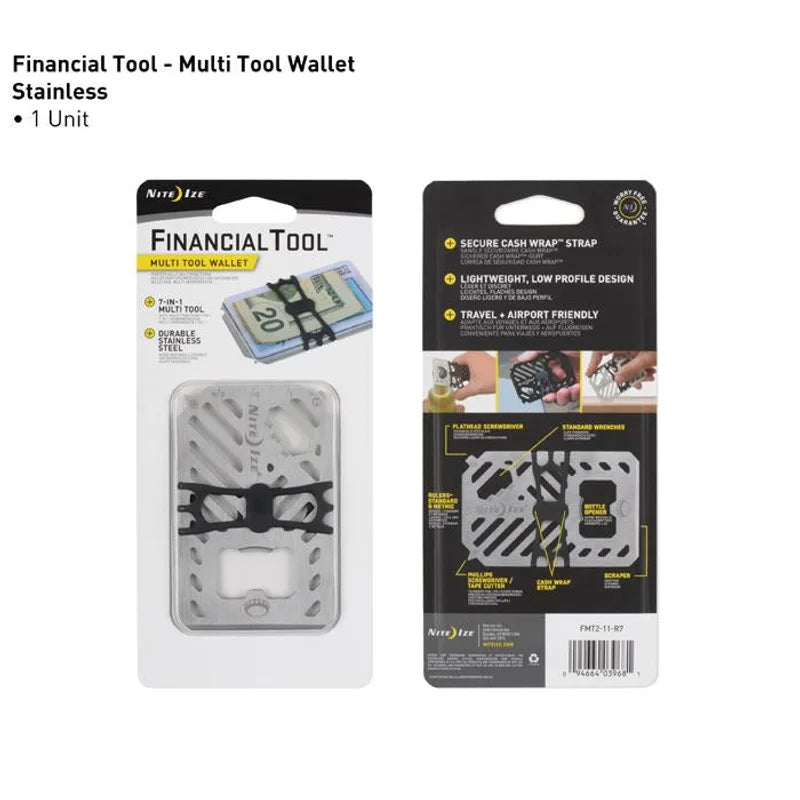 MONEY CLIP + RFID BLOCK + TOOLS