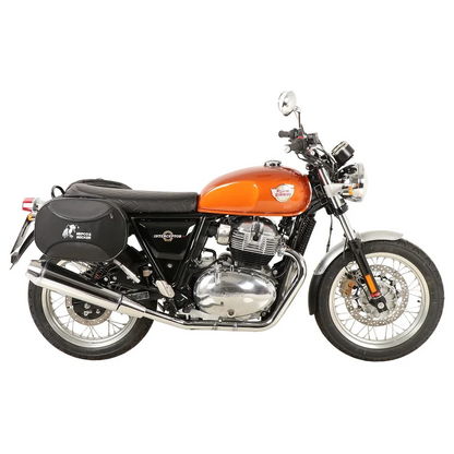 Royal Enfield Interceptor Carrier Sidecases - C-Bow - Black