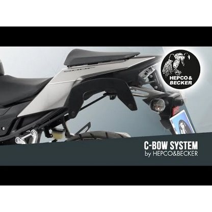 TRIUMPH Twin 900 Series - Sidecases Carrier - C-Bow - Black