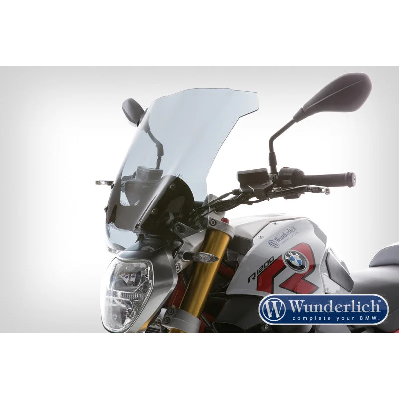BMW R1200R Screens - Touring - Smoked Grey