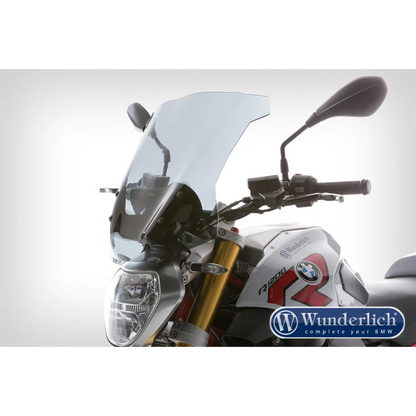 BMW R1200R Screens - Touring - Smoked Grey