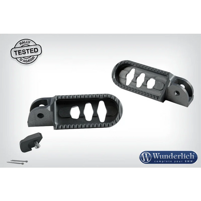 BMW GS Ergonomics - Footpegs (25mm Lowered) - Black