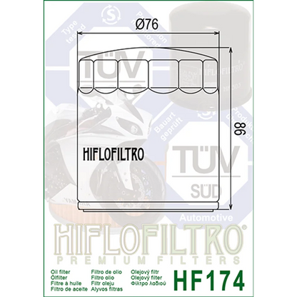Oil Filter 174 - Hiflo