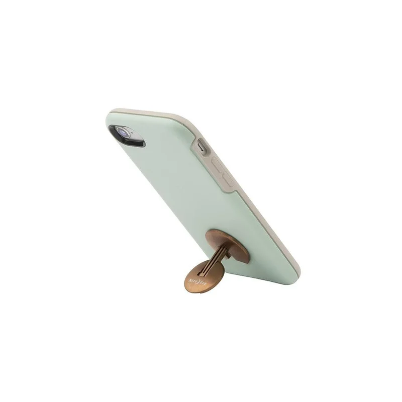 MOBILE PHONE FLIP HANDLE PLUS STAND - Brown