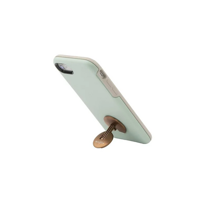 MOBILE PHONE FLIP HANDLE PLUS STAND - Brown