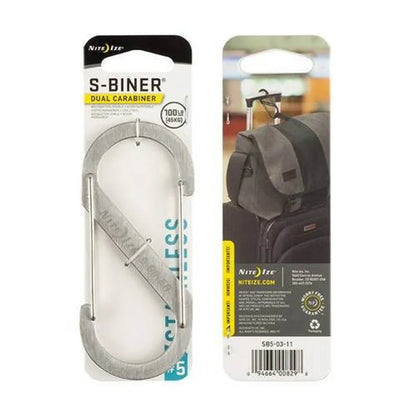 S-Biner Standard (Stainless) - 3N (COMBO SIZE #2 - #3 - #4) / Natural Steel / Stainless Steel