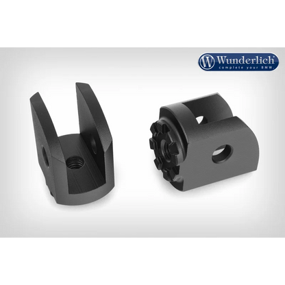 BMW GS Ergonomics - Vario Joint Passenger EVO1 (Pair) - Silver