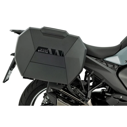 BMW R 1300 R Luggage - Sidecases Set X-CASE X30 with BMW luggage mounts - Carbon Optic