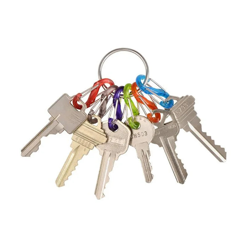 KEYRING BIG LOCKER WITH S-BINERS - Plastic