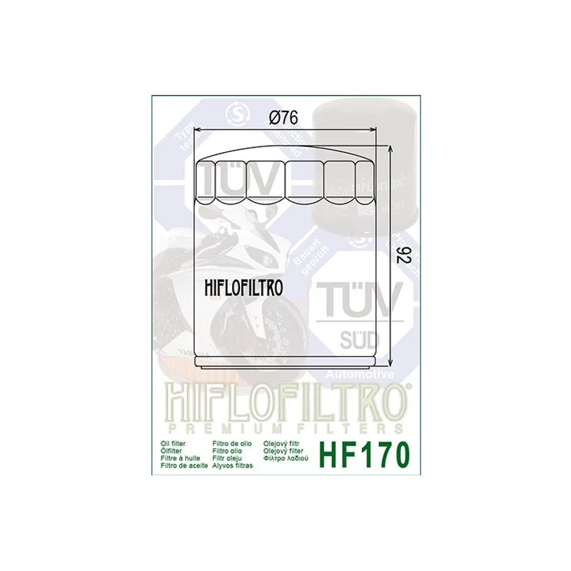 Oil Filter 170 - Hiflo (Chrome)